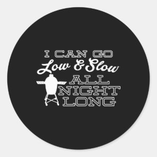 Egghead Funny Grillen Kamado Smoker Grilling Pitma Runder Aufkleber