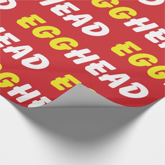 EGGHEAD GESCHENKPAPIER (Ecke)