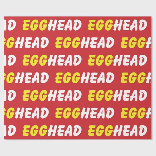 EGGHEAD GESCHENKPAPIER (Flach)