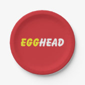 EGGHEAD PAPPTELLER (Vorderseite)