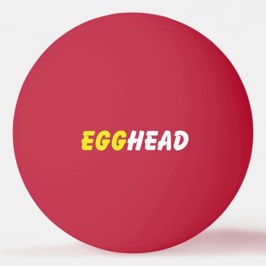 EGGHEAD TISCHTENNISBALL (Rückseite)