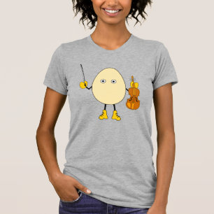 Egghead Violinist T-Shirt