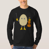 Egghead Violinist T-Shirt (Vorderseite)