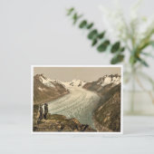 Eggishorn, Grand Aletsch Glacier, mit Jungfrau, M Postkarte (Stehend Vorderseite)