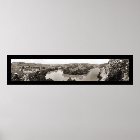 Eggleston Springs VA Foto 1914 Poster (Vorne)