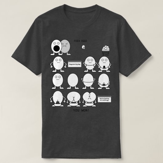 Eggman Game Füttre Eggs Game ITYSL T-Shirt (Design vorne)