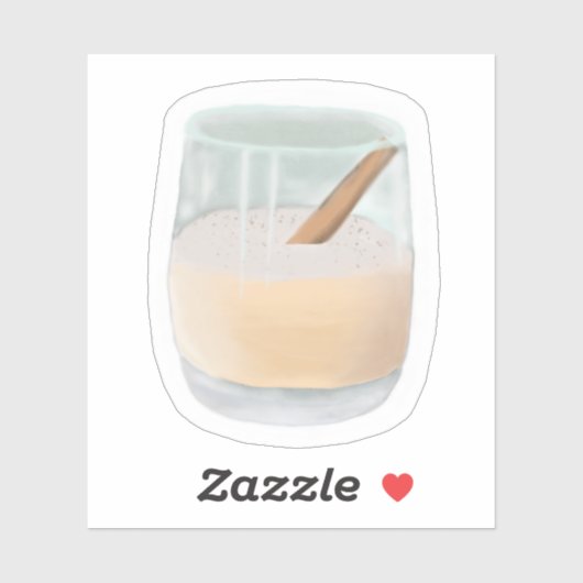 Eggnog Aufkleber (Blatt)