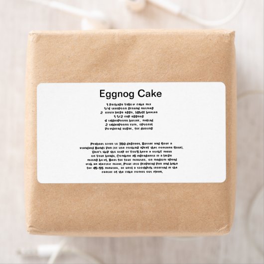 Eggnog Cake-Rezepte (Insitu)
