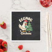 Eggnog & Chickens Serviette (Beispiel)