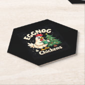 Eggnog & Chickens Untersetzer (angewinkelt)