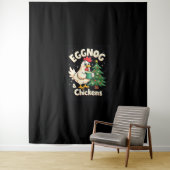 Eggnog & Chickens Wandteppich (Beispiel)