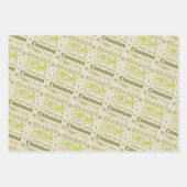 Eggnog Collection - Avocado Geschenkpapier Set (Vorderseite 2)