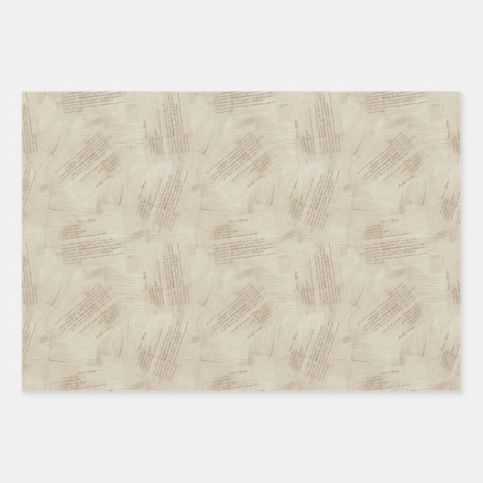 Eggnog Collection - Gold Geschenkpapier Set (Vorderseite 3)