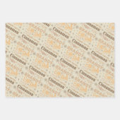 Eggnog Collection - Gold Geschenkpapier Set (Vorderseite 2)