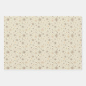 Eggnog Collection - Gold Geschenkpapier Set (Vorderseite)