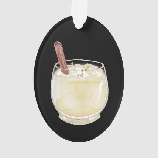 Eggnog Cup - Personalisiertes Ornament (Rückseite)