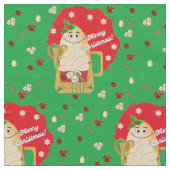 Eggnog Fabric von Kriyas Collection Stoff (Nahaufnahme)