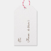 Eggnog Geschenkanhänger (Rückseite)