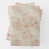 Eggnog Geschenkpapier Set (Beispiel)