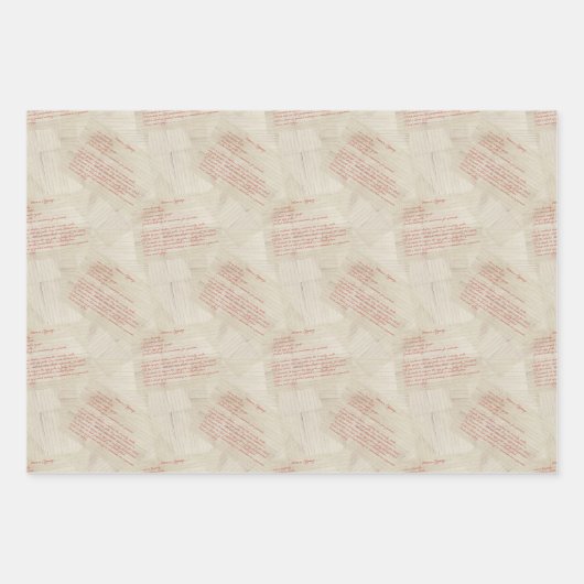 Eggnog Geschenkpapier Set (Vorderseite)