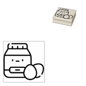 eggnog gummistempel (Stempel)