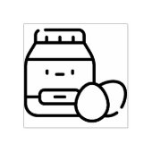 eggnog gummistempel (Prägung)