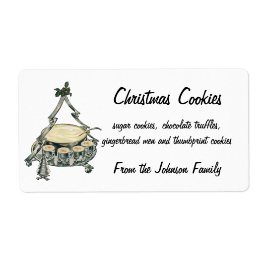 Eggnog in einer Weihnachtsbaum-Punch Bowl (Vorne)