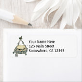 Eggnog in einer Weihnachtsbaum-Punch Bowl (Insitu)