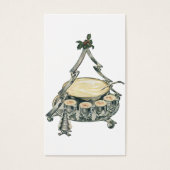 Eggnog in einer Weihnachtsbaum-Punch Bowl (Vorderseite)