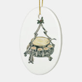 Eggnog in einer Weihnachtsbaum-Punch Bowl Keramik Ornament (Links)