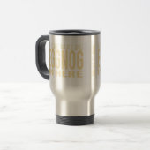 Eggnog in Here Funny Mattiert Glass Coffee Tasse (Vorderseite Links)