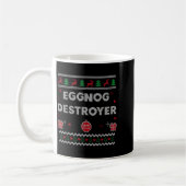 Eggnog Lover Funny Ugly Christmas Style Xmas Gift Kaffeetasse (Links)