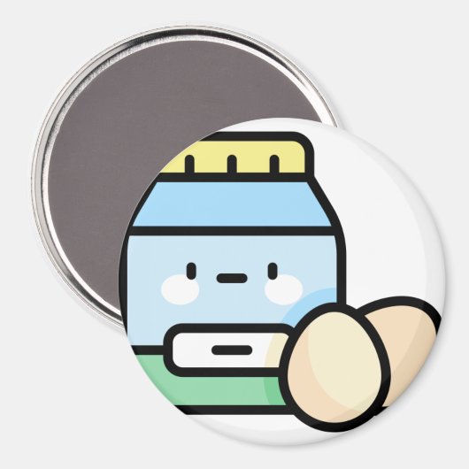eggnog magnet (Vorderseite/Rückseite)