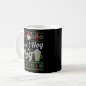 Eggnog Nog Ugly Kaffeetasse (Vorderseite Links)