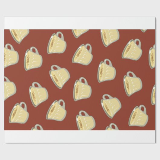 Eggnog Pattern Geschenkpapier (Flach)