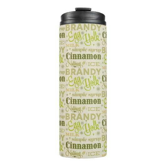 Eggnog Recipe Collection - Avocado Thermosbecher (Vorderseite)