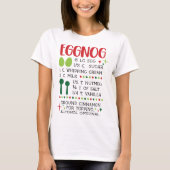 Eggnog Recipe T - Shirt (Vorderseite)