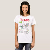 Eggnog Recipe T - Shirt (Vorne ganz)