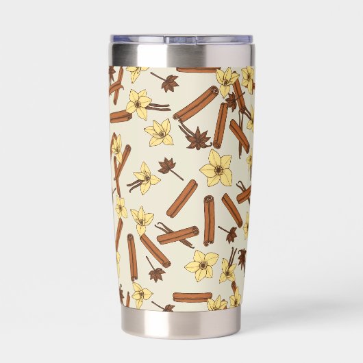 Eggnog Saison Personalisiert insulbler Thermobecher (Rückseite)