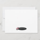 Eggnog und Cookies Weihnachtseinladungen Einladung (Rückseite)