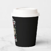 Eggnog Weather Christmas Retro Pappbecher (Links)