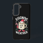 Eggnog Weather Christmas Retro Samsung Galaxy Hülle<br><div class="desc">Eggnog Weather Christmas Retro</div>