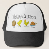 Eggolution Hut Truckerkappe (Vorderseite)