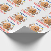 Eggomaniac - Das Badass Ei! | Happy Oaster Funny Geschenkpapier (Ecke)