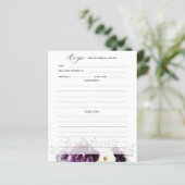 Eggpflanze Lila Pflaume Elfenbeinharz Brautparty R (Stehend Vorderseite)