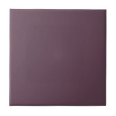 Eggplant #614051 - Deep, Moody, Contemporary Chic Fliese (Vorderseite)