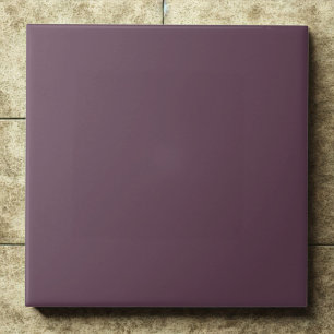 Eggplant #614051 - Deep, Moody, Contemporary Chic Fliese