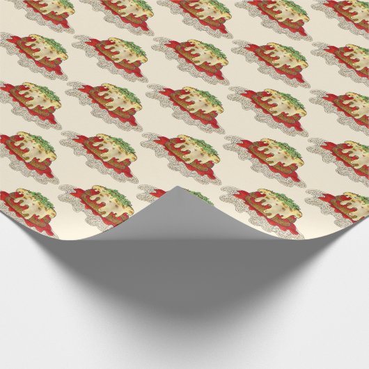 Eggplant Aubgergine Parm Parmesan Italian Food Geschenkpapier (Ecke)