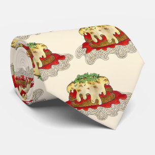 Eggplant Aubgergine Parm Parmesan Italian Food Krawatte