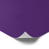 Eggplant Color Poster (Ecke)
